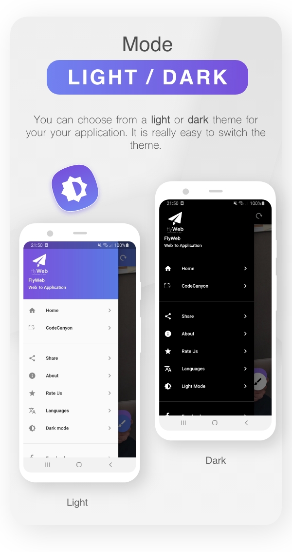 FlyWeb for Web to App Convertor Flutter + Admin Panel - 29