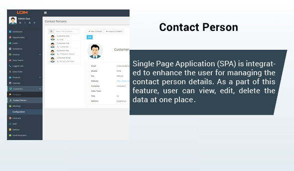 LCRM - Next generation CRM web application - 5