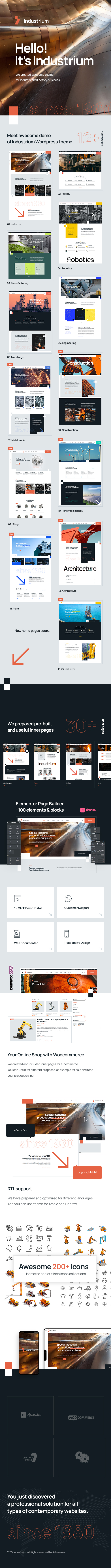 Industrium | Industry & Factory WordPress Theme - 1