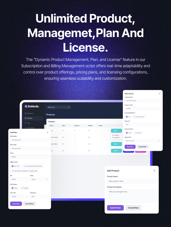 Zaisub - Subscription & Billing Management Laravel Script. - 3
