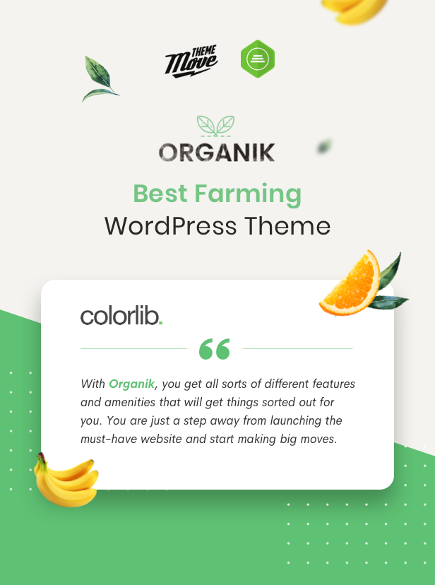 Organic Food WordPress Theme