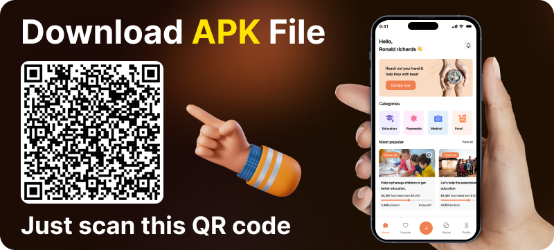 CaringHandsApp: Charity Full App in Flutter with Node,js Backend | SupportStream App - 1