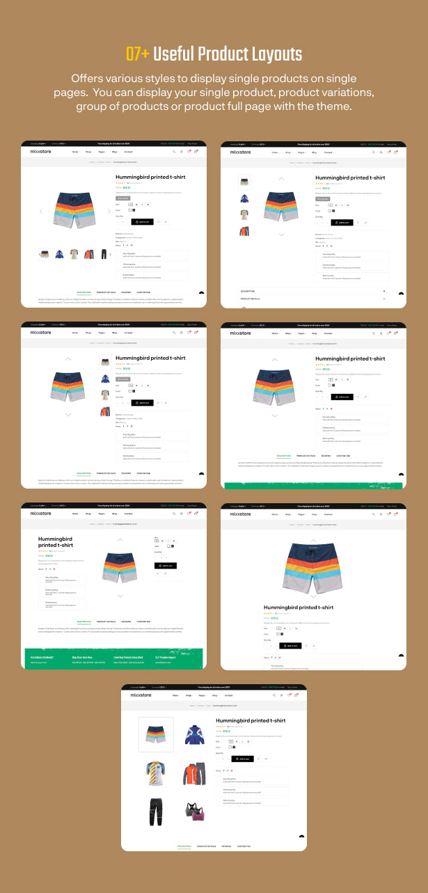  07+ Useful Product Layouts