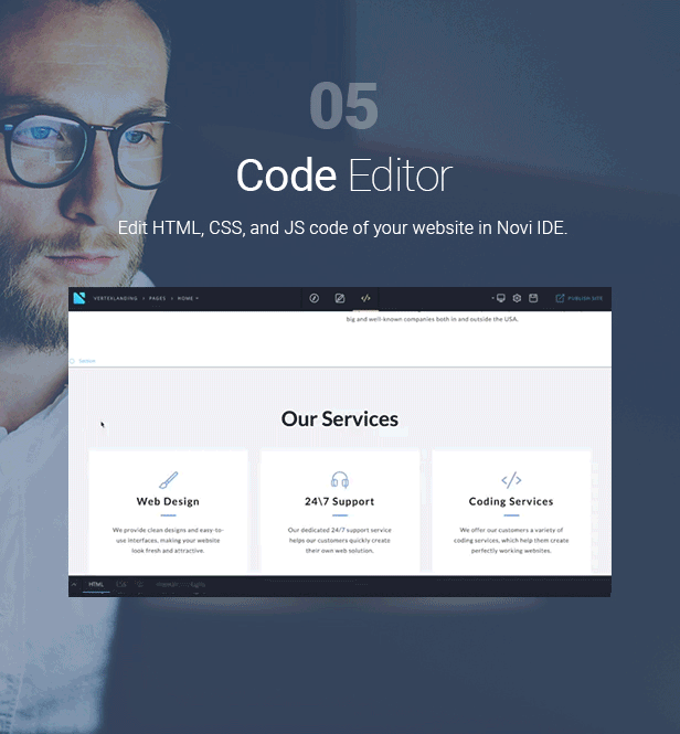 Novi - HTML Page Builder & Visual Content Editor - 7