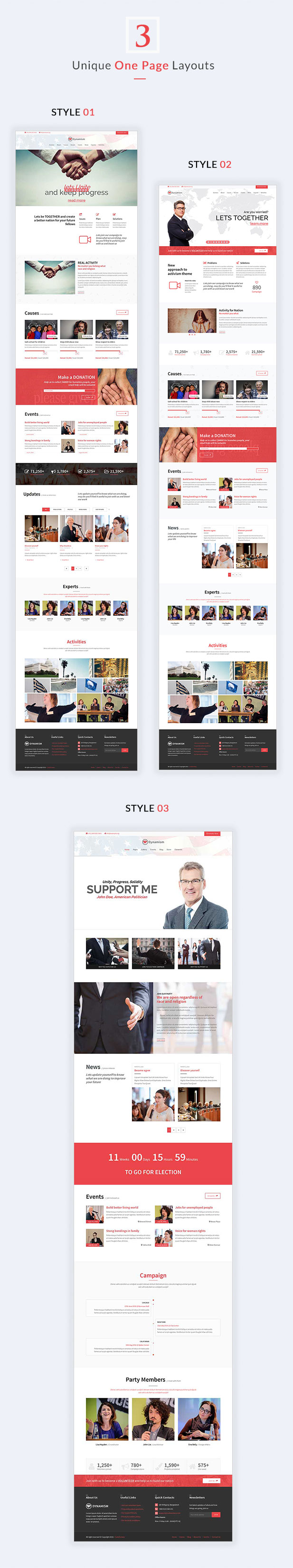 Dynamism - Political & Activism WP Theme
