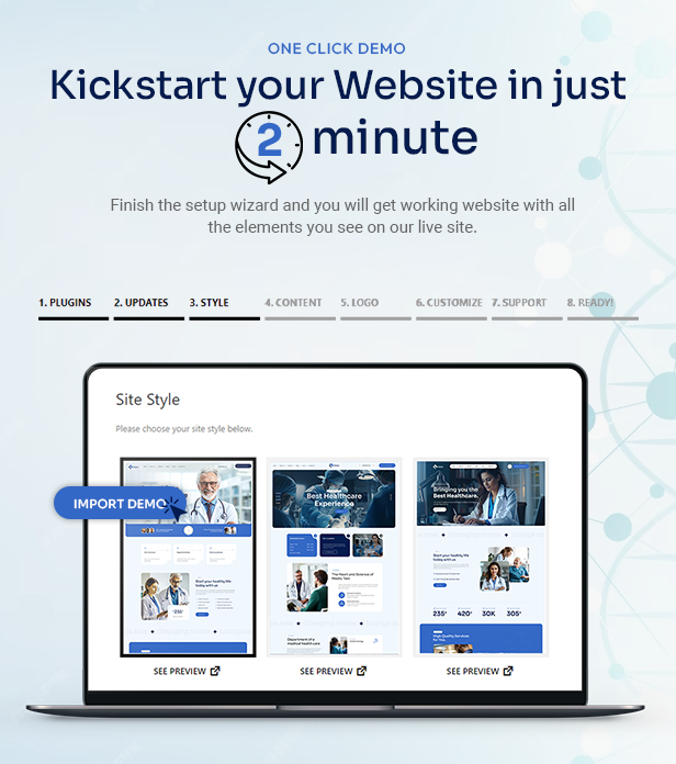 Xcare - Medical and Health Care WordPress Theme