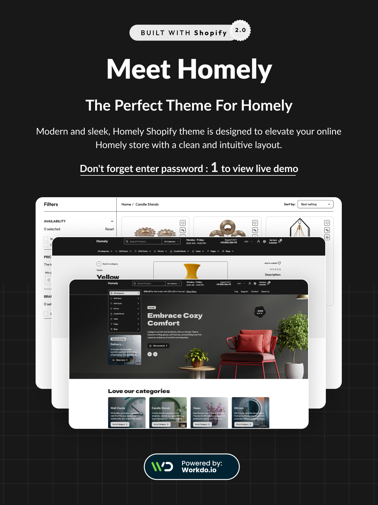 Homely - Furniture & Pottery Decor Shopify 2.0 Theme - 8