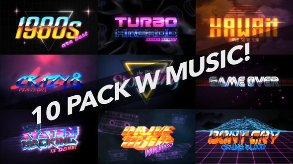 Ultimate Youtube 3D Titles Logo Openers Pack - 7