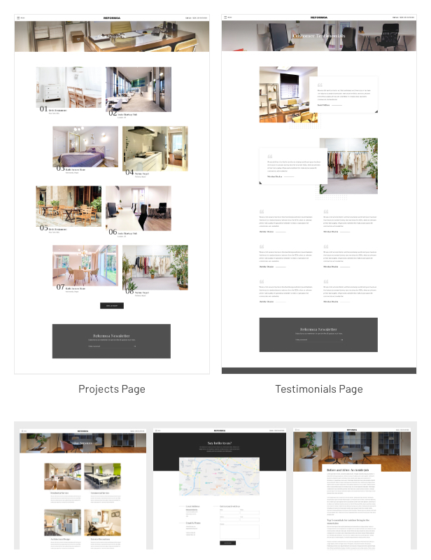 Reformoa - Architecture & Interior Design Elementor Template Kit - 2