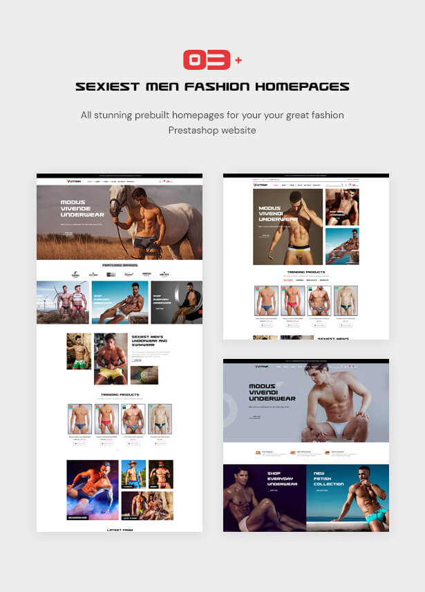 03+ sexiest men fashion homepages