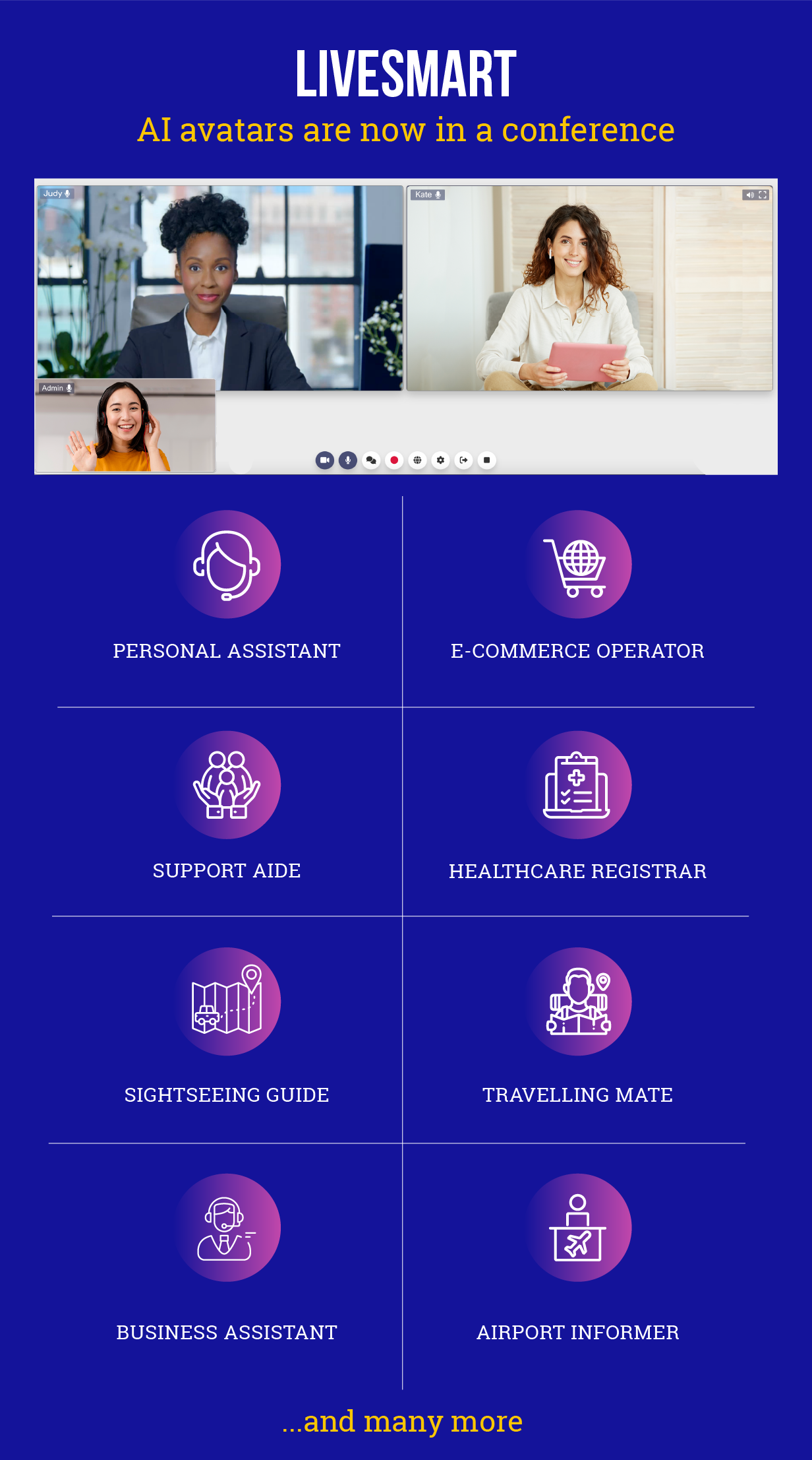 LiveSmart Server Video - Online Conference and Streaming, Live AI - 2