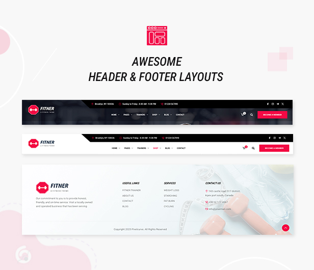 Elementor Header Footer Builder