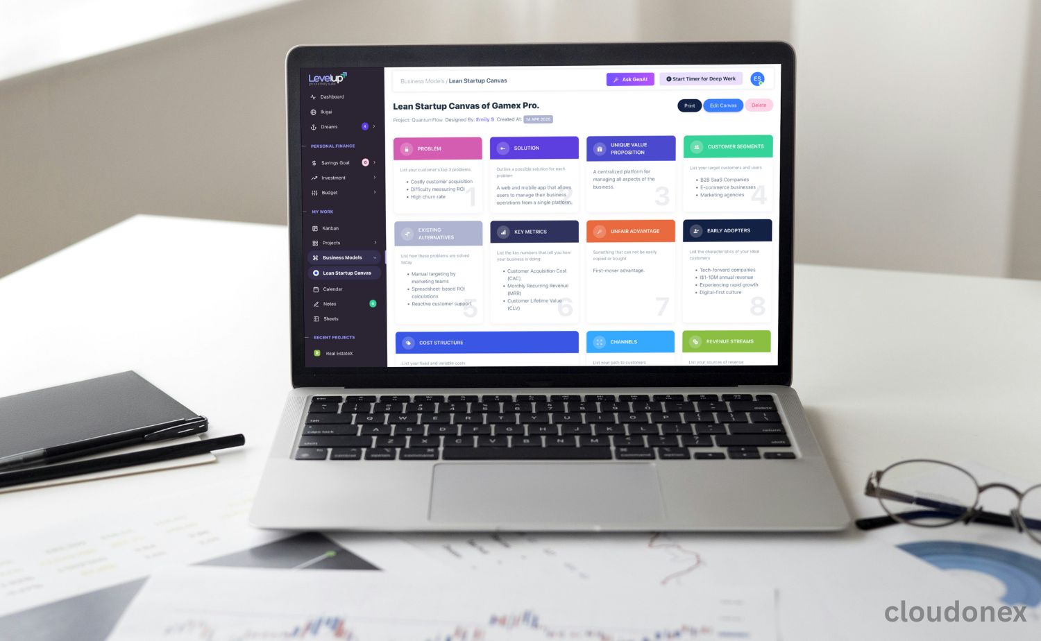 LevelUp SaaS - All-in-One Personal Finance, Productivity & Project Management Suite - 6