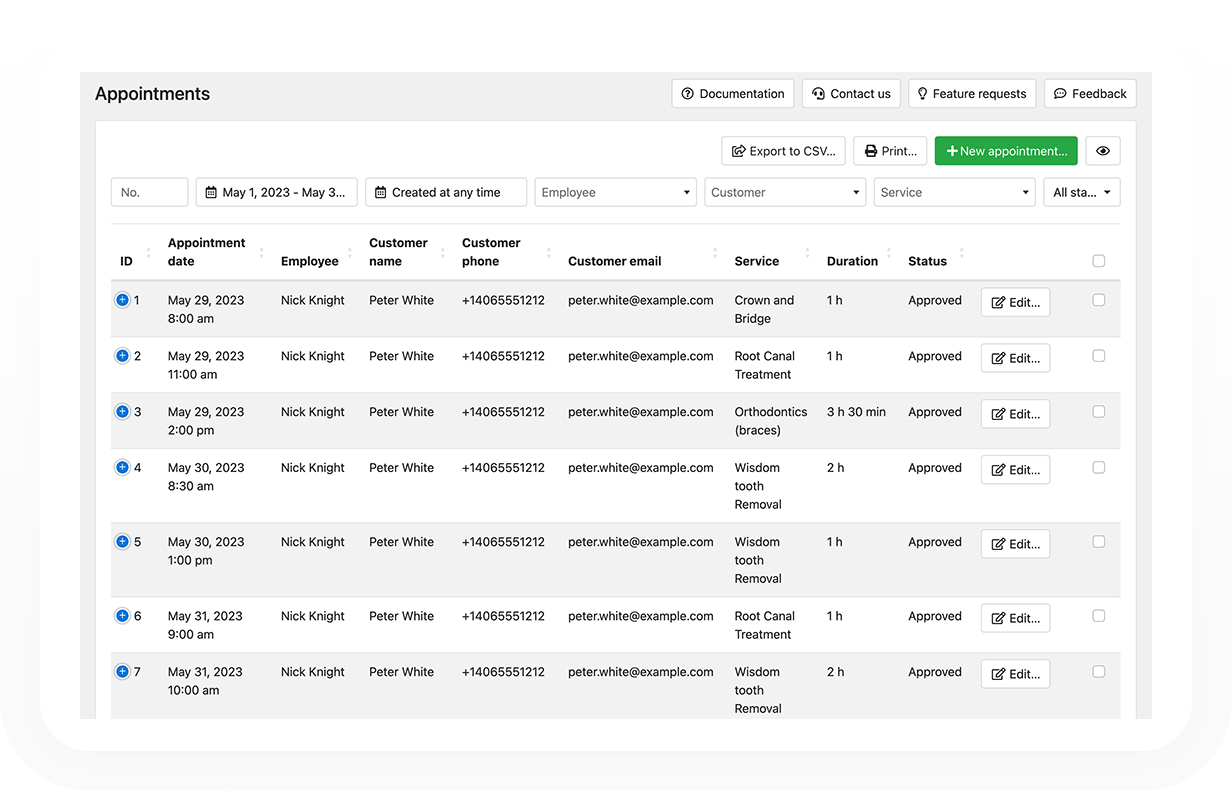 Bookly PRO - Sistema de software de reserva y programación de citas - 169