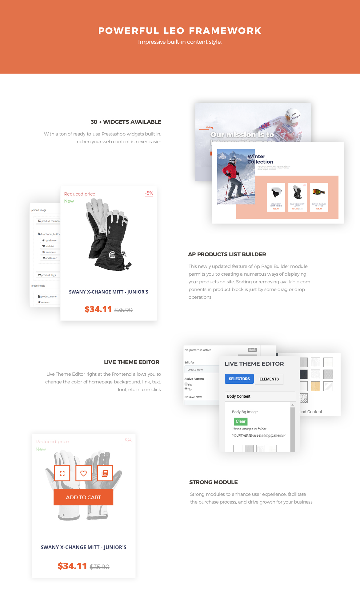 Leo Natur Sport Fashion Prestashop Theme - Powerful Leo Framwork