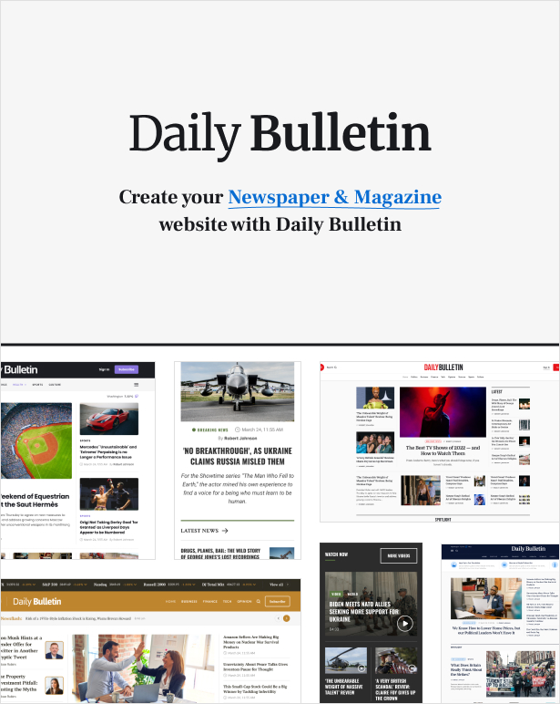 Newspaper Theme