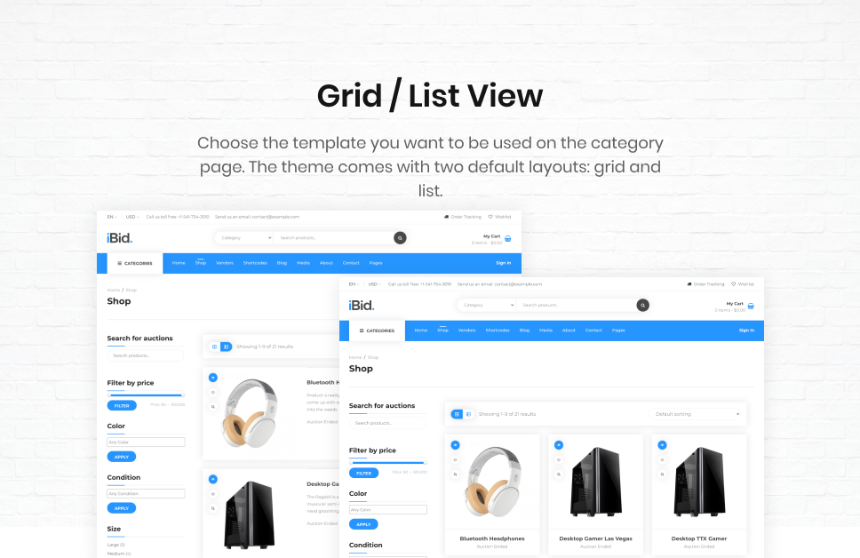 iBid - Multi Vendor Auctions WooCommerce Theme - 23