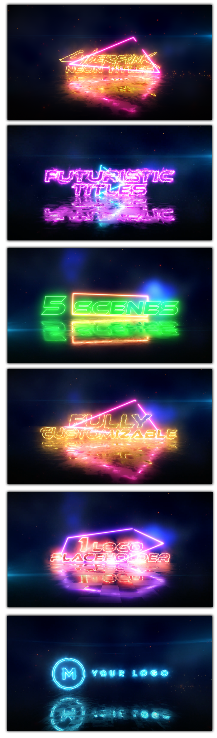 Cyberpunk Neon Titles - 1