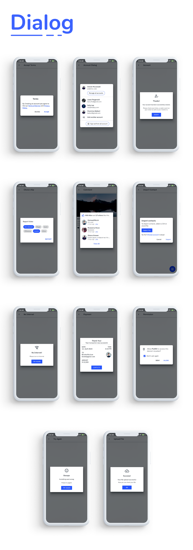 FlutKit - Flutter & Figma UI Kit - 26