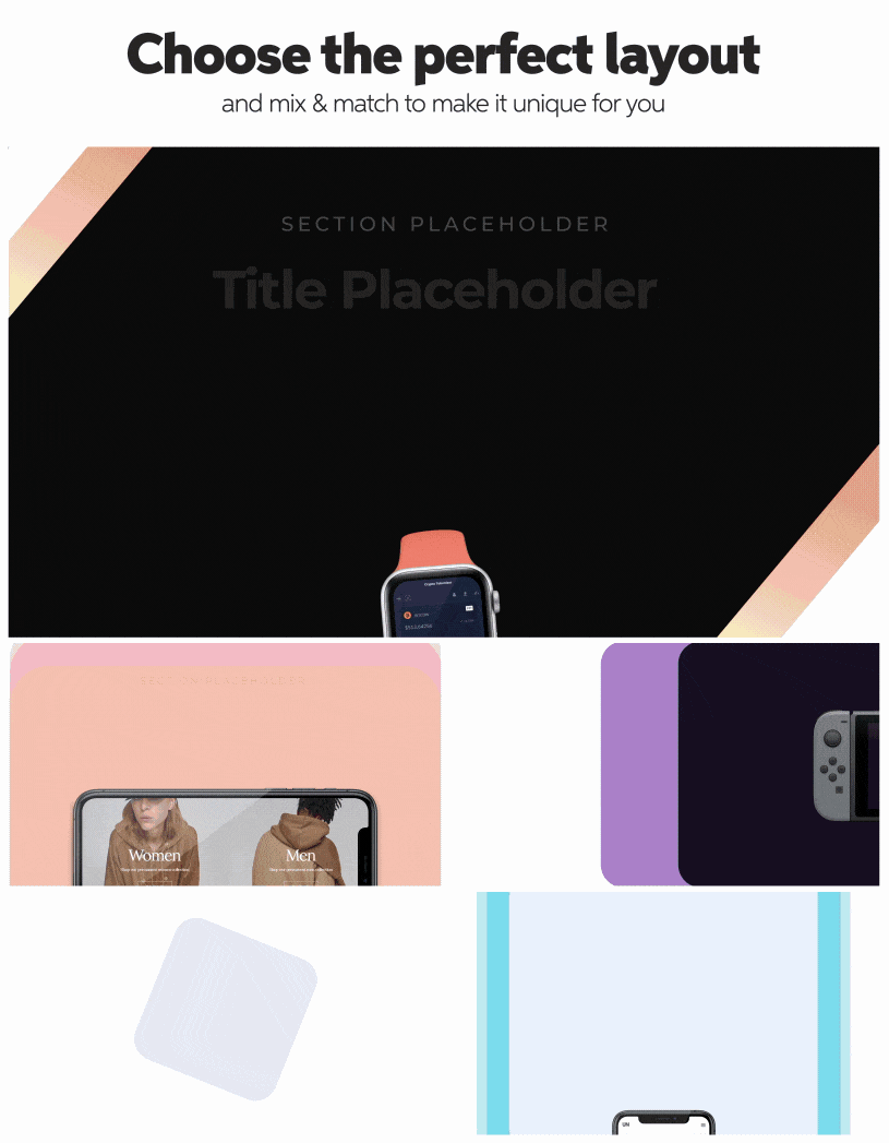 AE模板-三维手机平板台式笔记本电脑界面展示介绍动画终极包 Animated Mockups Ultimate Pack插图6