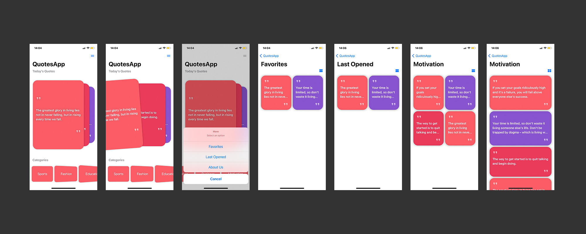 Quotes SwiftUI IOS App - 1