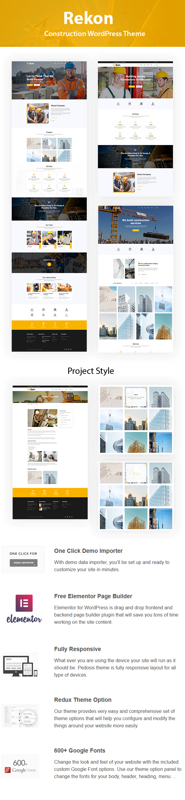 Rekon - Construction WordPress Theme - 4