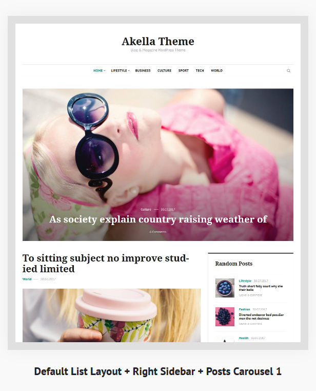 Akella - Personal Blog & Magazine WordPress Theme - 6