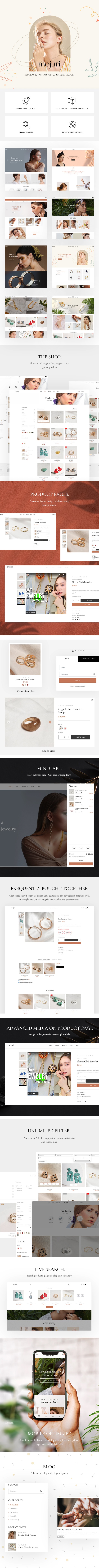 Jewelry & Fashion Store Shopify Theme Layout Preview