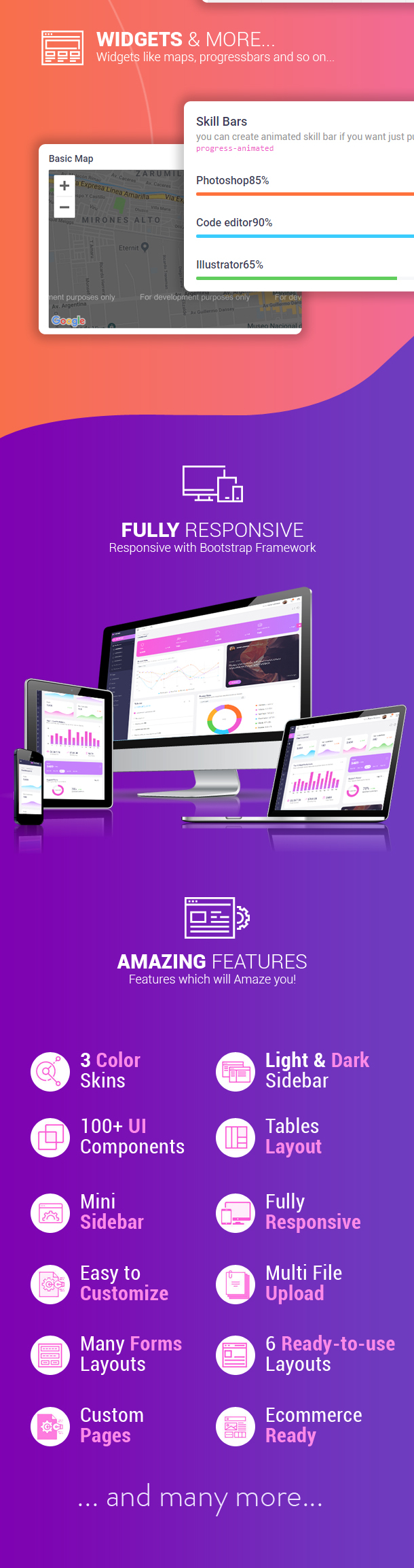 Mendy Admin Template - Dashboard + UI Kit Framework with Frontend Templates (Bootstrap 4) - 3