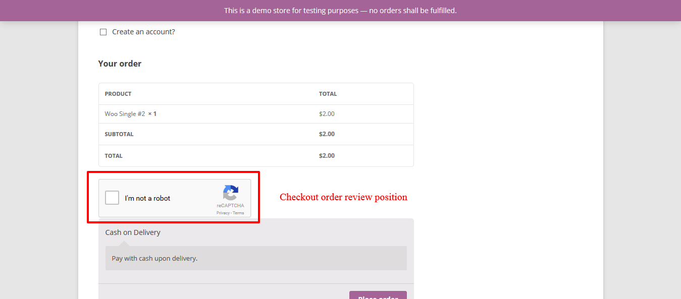 reCAPTCHA for WooCommerce - 6