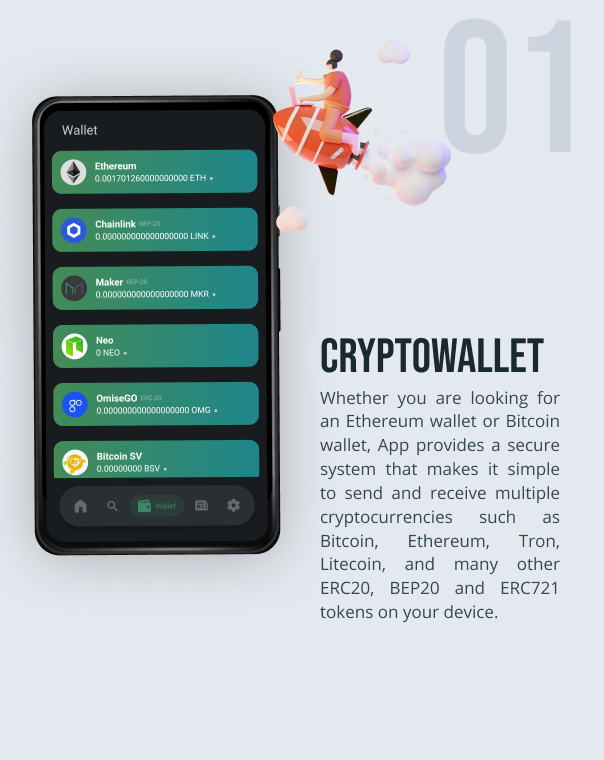 Cryptocurrency Wallet App  - Android Source Code - 5