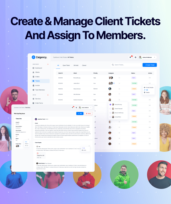 Zaigency - Services, Clients, Sales & Teams Management Laravel Script - 8