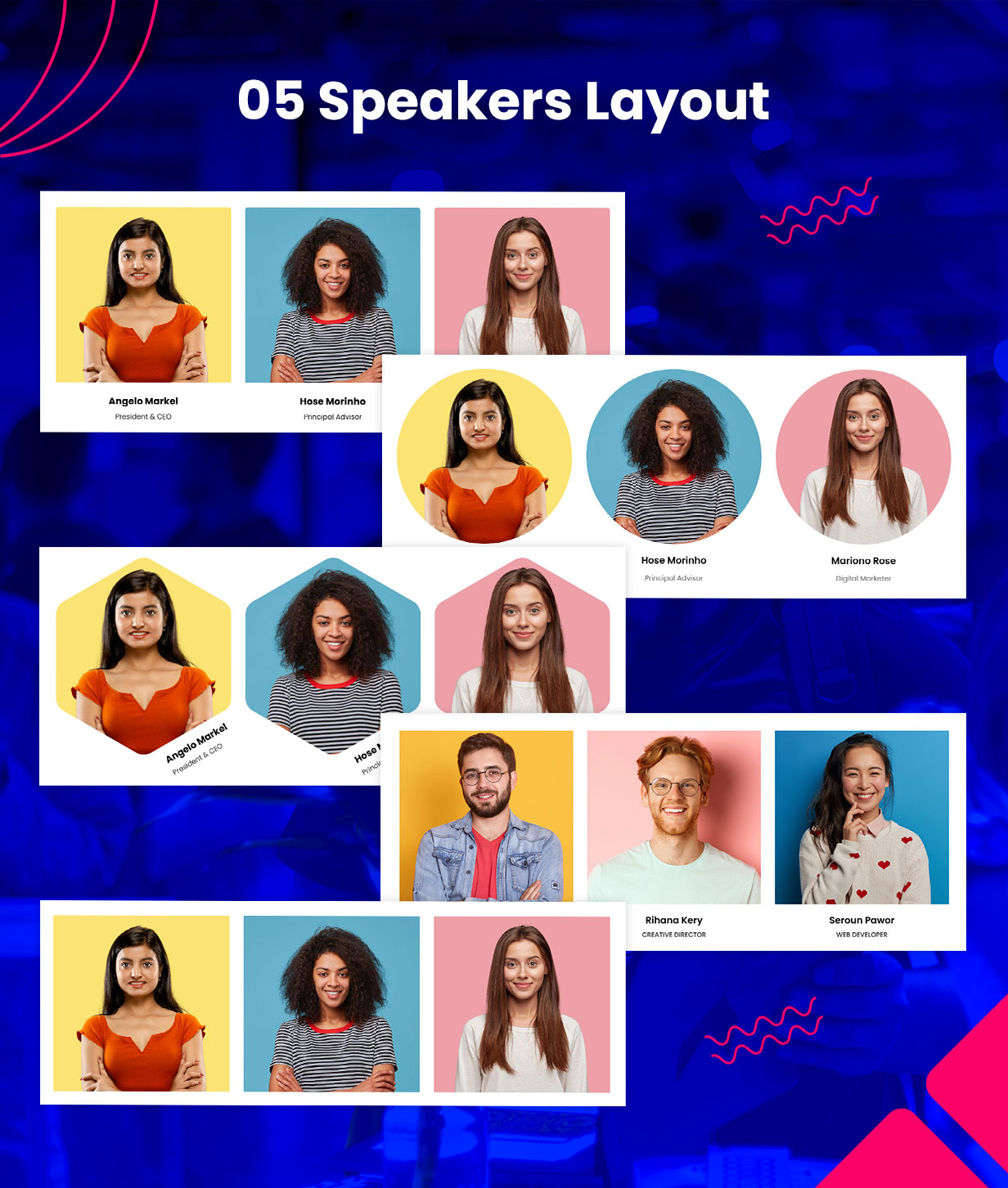 Speakers Layout