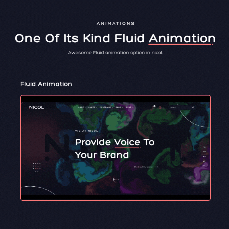 Digital agency WordPress theme | Nicol | Iqonic Design
