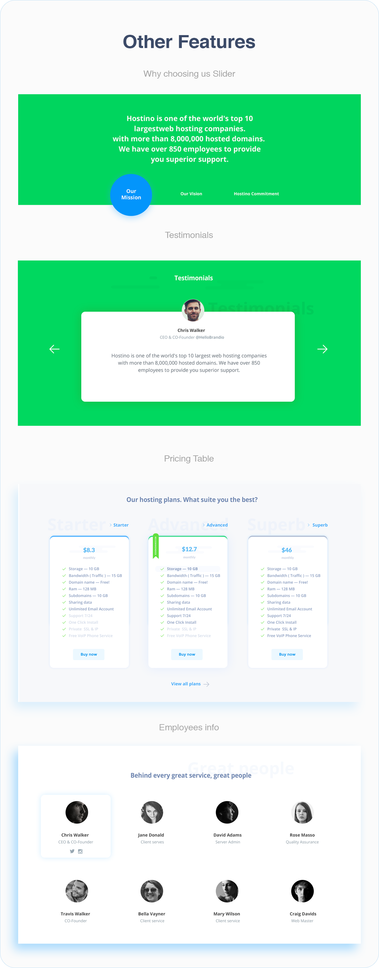 Hostino WHMCS Web Hosting WordPress Theme - 10