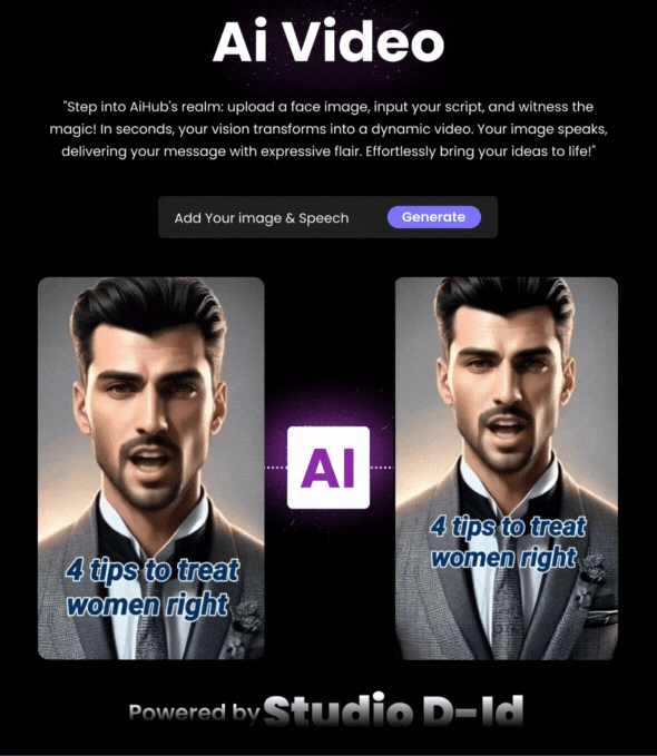 AiHub - Video, Image and Text generative AI mobile app | Flutter based Android, iOS Compatible app - 5