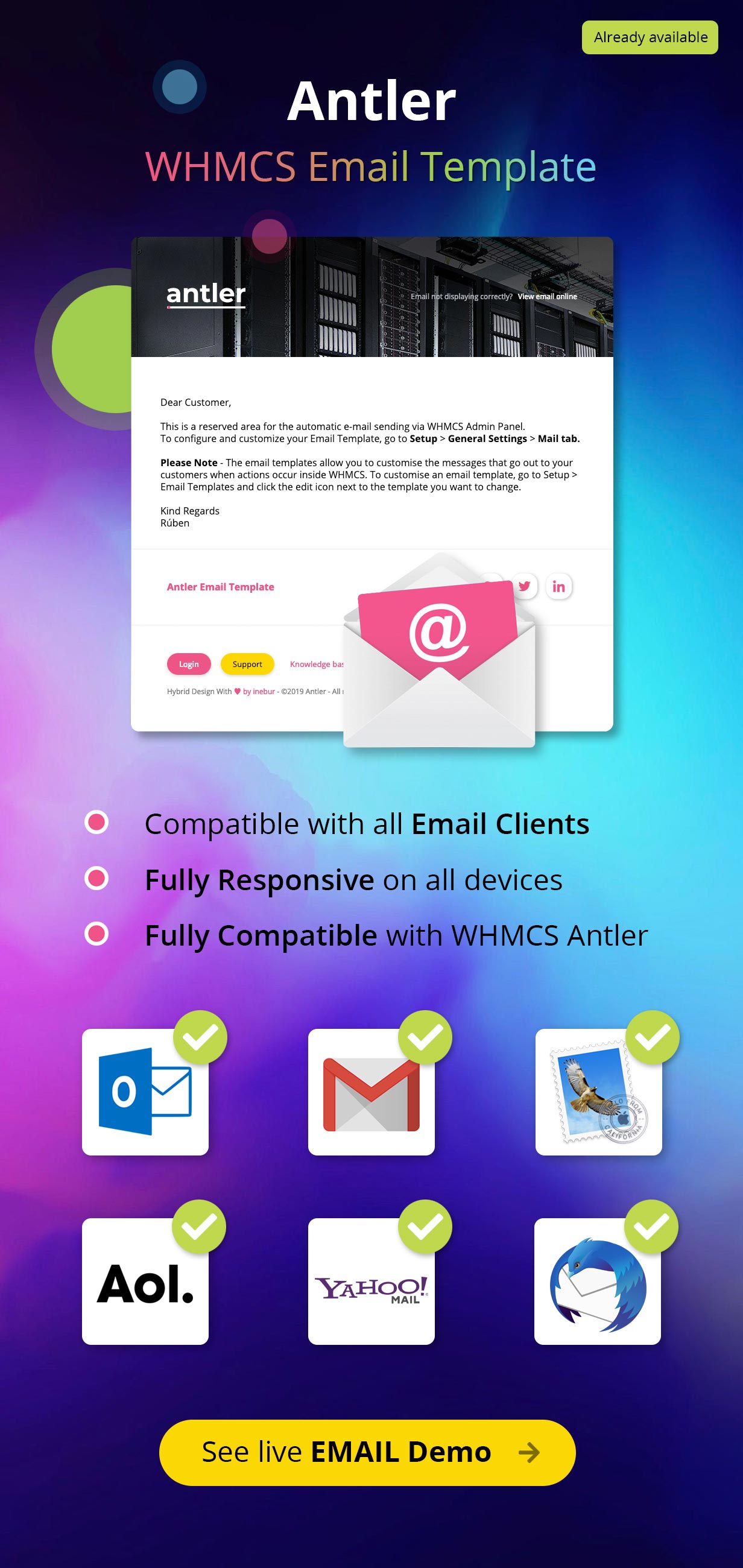 whmcs email template