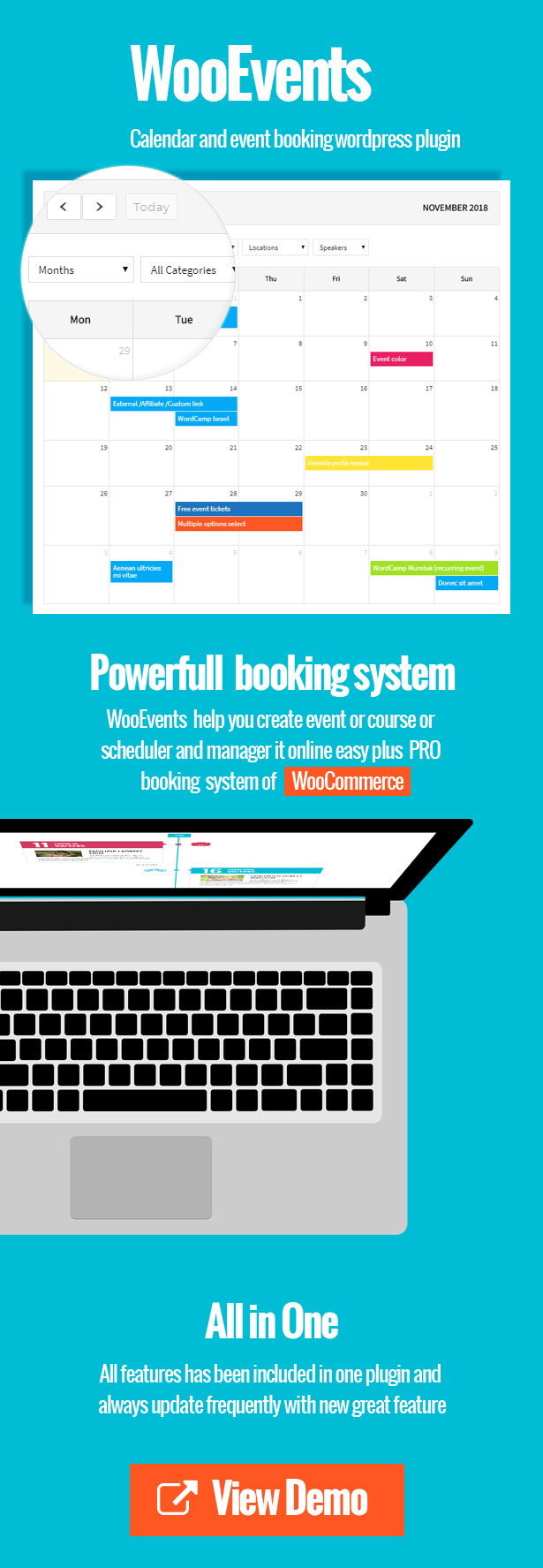 WooEvents -  Calendar and Event Booking - 2