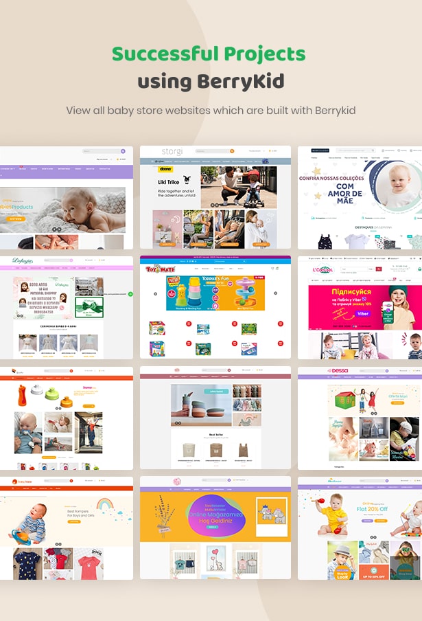 BerryKid Baby Store WordPress Theme Successful