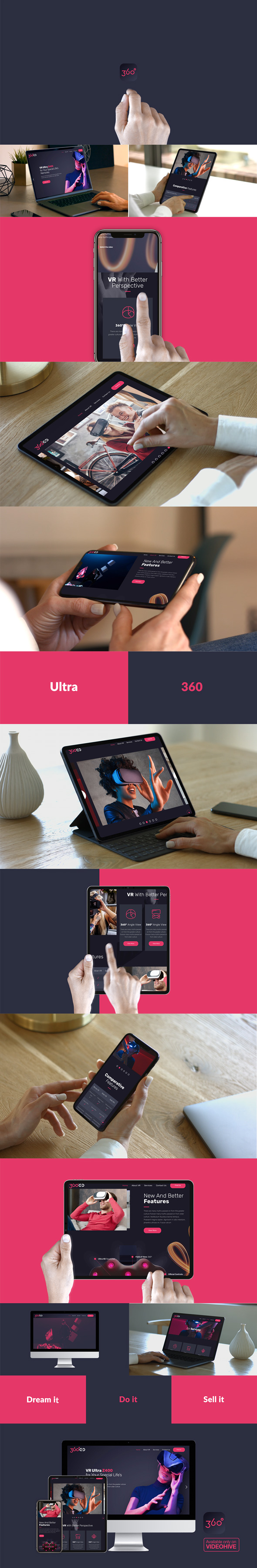实拍视频素材iPad Pro/iPhone XI手势操作屏幕界面扣像合成第四季AE模板