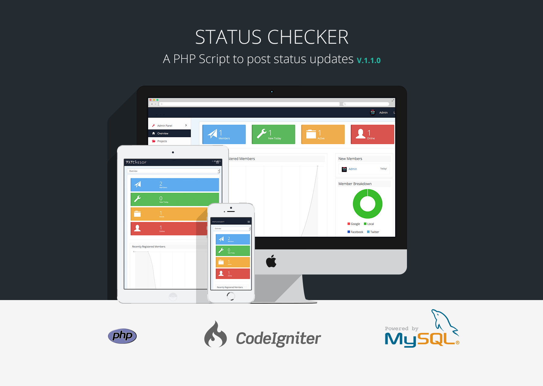 Status Checker - PHP Site Server Status - 1