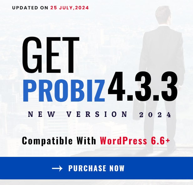Probiz - Multipurpose Business and Corporate WordPress Theme - 1
