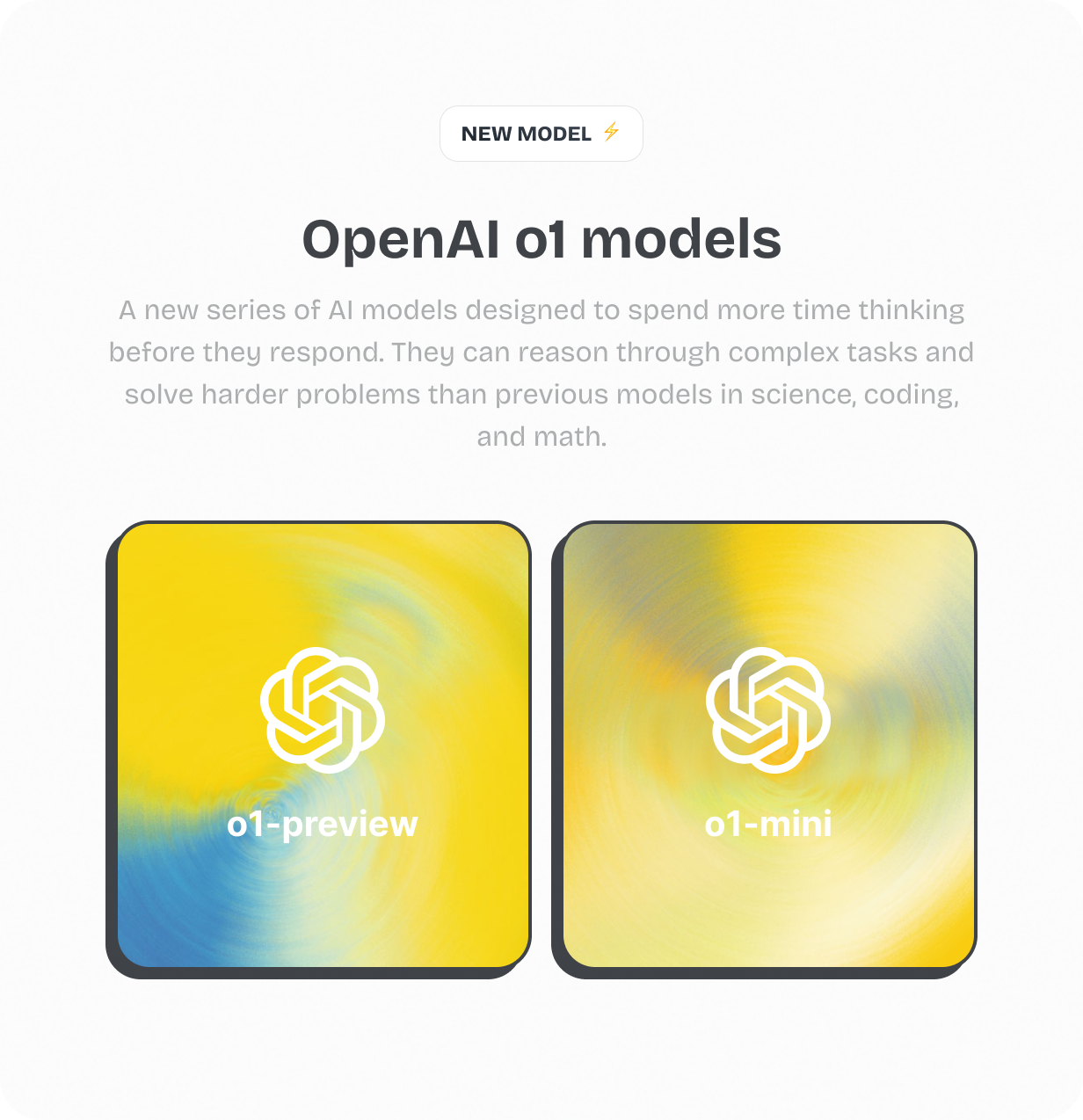 Integrated new OpenAI models o1-preview and o1-mini  @heyaikeedo #aikeedo