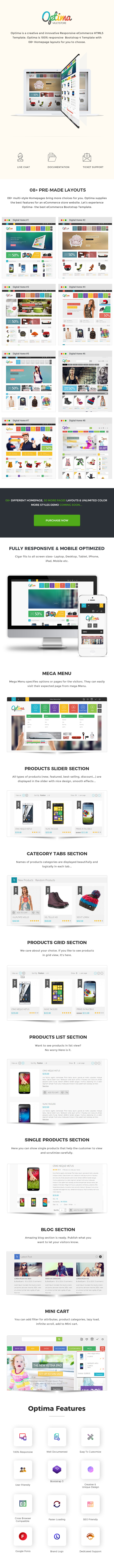 Optima - Fashion Furniture Store HTML Template - 1