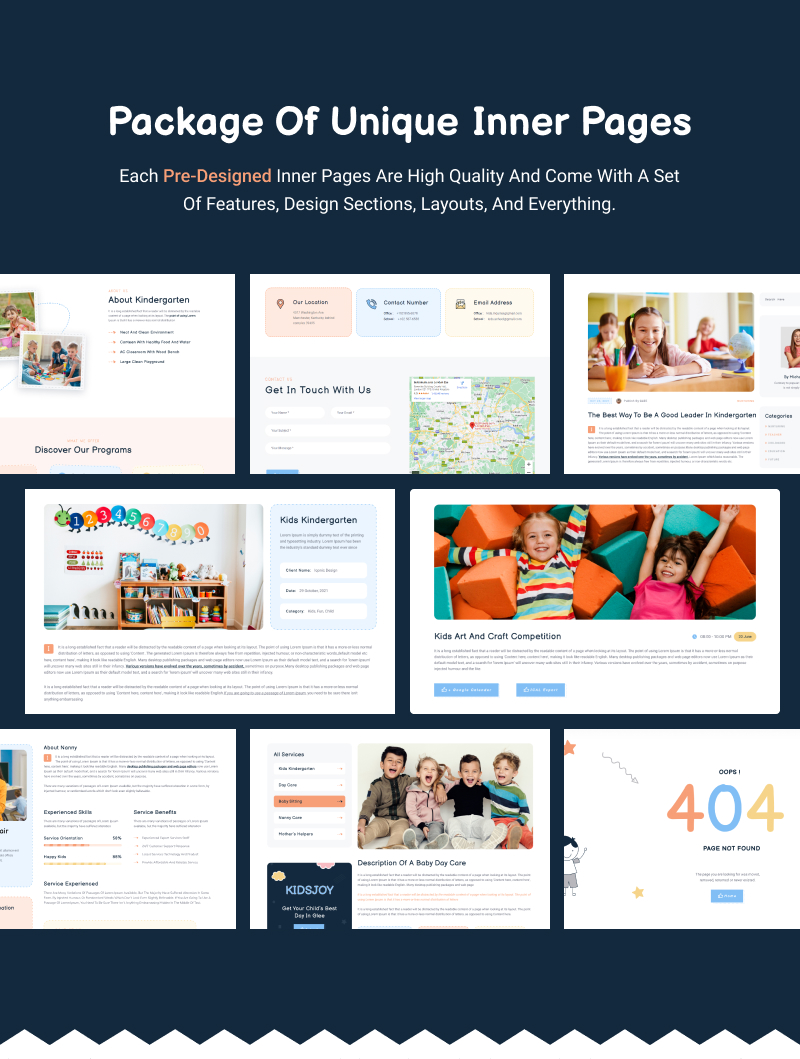 KidsJoy - Kids Kindergarten & Preschool WordPress Theme - 10
