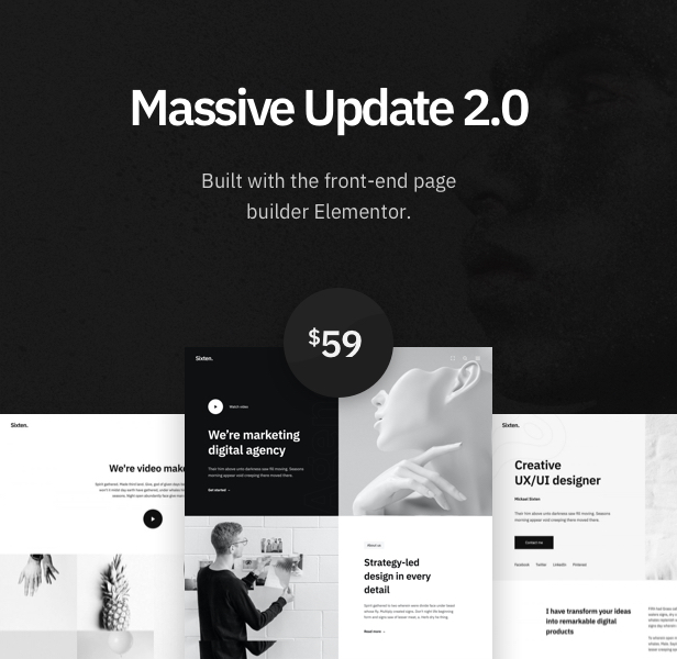 Sixten - Minimalist Portfolio WordPress Theme