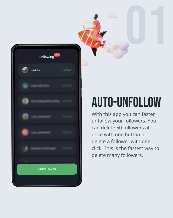 Unfollower PRO 2022 - Android App - 5