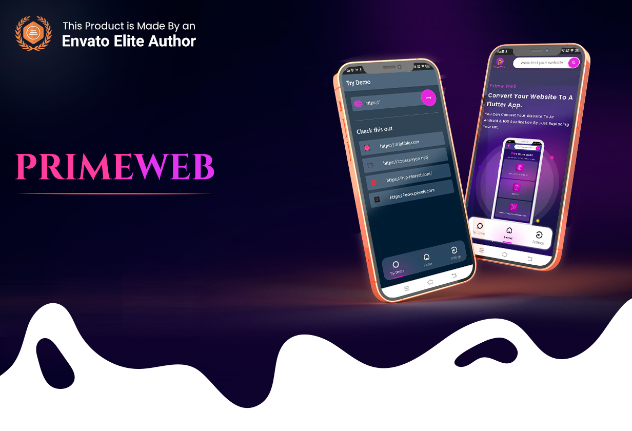 Prime Web - Convert Website to a Flutter App | Web View App | Web to App - 5