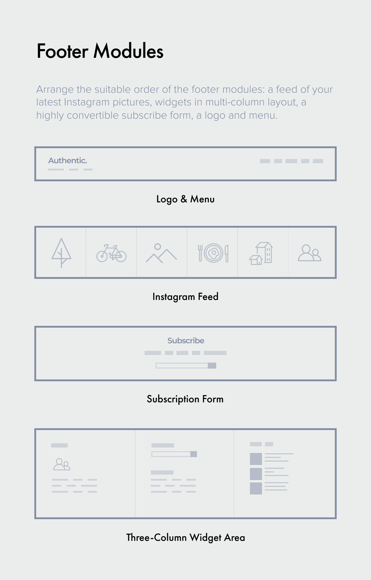 Footer Modules