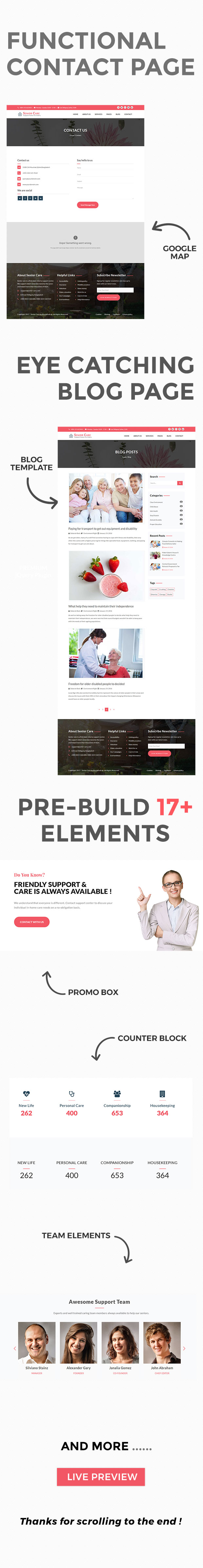 Senior Care - Elders Support HTML5 Template - 10